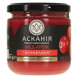 Мед-крем Ascania Журавлина 250 г