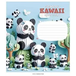 Тетрадь ученическая Школярик Art and Craft 012-3398K-3 в клеточку 12 листов