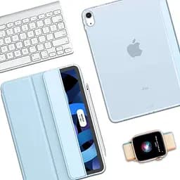 Чохол-книжка BeCover Tri Fold Hard для Apple iPad Air 4/5 2020/2022 10.9" Light Blue (709663) - мініатюра 5