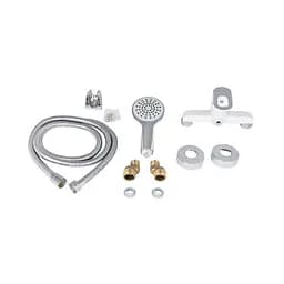 Змішувач для душу Lidz Latwa 010 (з душовим гарнітуром) (k40) LDLAT010WHI45426 White, Білий - мініатюра 5