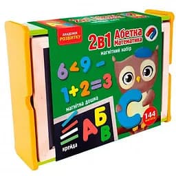 Игра настольная "Магнитный развивающий набор с доской" Vladi Toys VT5411-17 Укр