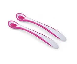 Набір термоложок Nuvita Easy Eating, рожевий, 2 шт. (NV8485Pink)
