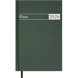 Щоденник датований Buromax Urban 2026 A5 бумвініл зелений (BM.21169-04)