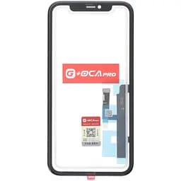 Сенсорний екран iPhone 11 чорний, з рамкою, з мікросхемою, з OCA-плівкою, з сіткою динаміка, G+OCA PRo