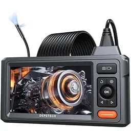 Эндоскоп-камера со светом 1080P с 5-дюймовым IPS-экраном