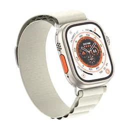 Ремінець для Apple Watch 49/46/45/44/42 (Series 1-3), бежевий, Alpine Loop Alpina Band, тканинний поліестеровий ремінець для смарт-годин, дихаючий, для активного відпочинку та спорту, ArmorStandart (ARM64975) - мініатюра 2
