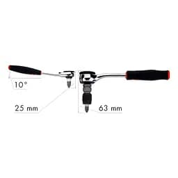 Тріскачка Wurth Zebra для біт 1/4" L100 мм (07120145) - мініатюра 3