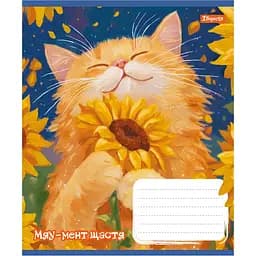 Набір зошитів 1 Вересня Sunny cat А5 12 аркушів у клітинку 25 шт. (768768) - мініатюра 3