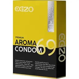 Ароматизированные презервативы Egzo Aroma №3, Телесный