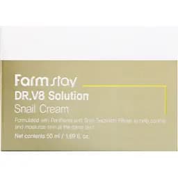 Крем для обличчя FarmStay Dr.V8 Solution Snail Cream 50 мл - мініатюра 3