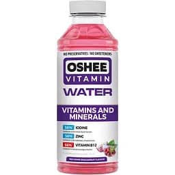 Напій Oshee Vitamin Water червоний виноград-пітахайя 0.555 л