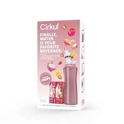Стартовий набір пляшка з кришкою Cirkul Rose Gold з двома смаковими картриджами Полуниця та Маракуя 946 мл - мініатюра 2