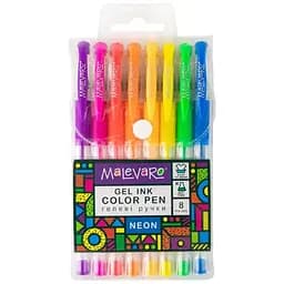 Набір ручок гелевих Malevaro Neon 8 кольорів (ЦБ-00223901)