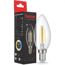 Светодиодная лампа накаливания Vestum С35 Е14 5Вт 220V 3000К 1-VS-2310