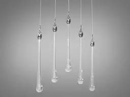 Люстра стельова LED Diasha 3003/5HR, 13W, хром, для коридору та кухні
