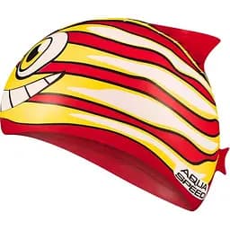 Шапочка для плавання Aqua Speed Zoo Fish Червоний/Жовтий (1000-115-31-fish)