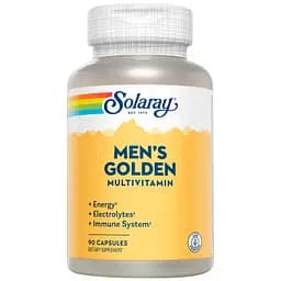 Комплекс витаминов Solaray Men's Golden Multivitamin 90 капсул