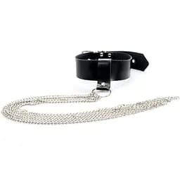 Сексуальний чокер з ланцюгами Art of Sex - Stormy chain and LeaTher