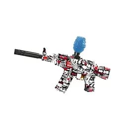 Автомат CZ 08-3 красный, аккумулятор 7.4V, стреляет орбизами, глушитель