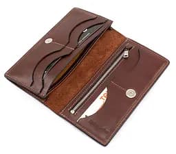 Шкіряне чоловіче портмоне GRANDE PELLE 19,5х10х2,5 см acs0027518 - мініатюра 4