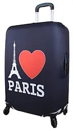 Чохол для маленької валізи Snowball 33030/paris2 поліестер S Темно-синій