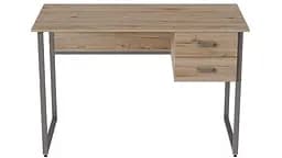Комп'ютерний стіл Ferrum-decor Таккота 75x140x60 сірий ДСП Дуб Артізан 32мм (FRD-102328) - мініатюра 2