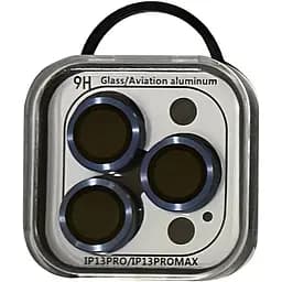Захисне скло на камеру Epik Metal Classic Sierra Blue для Apple iPhone 13 Pro / 13 Pro Max в упаковці синє - мініатюра 2