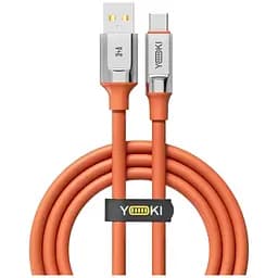 Кабель Yoki Ultra USB to Type-C 3 A 1.2 м Orange