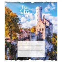 Зошит загальний "Старе місто" Leader 096-630039K-2 в клітинку, 96 аркушів