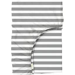 Простирадло Cosas на резинці 120х200 shadow line, сірий (LineGrey_120x200x20)