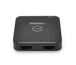 HDMI сплиттер-свитч двунаправленный HDMI 2.0 Switch 2x1 or Splitter 1x2 VEGGIEG VHD01 - мініатюра 3