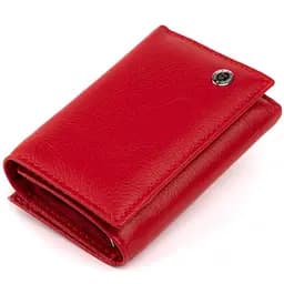 Горизонтальне портмоне зі шкіри жіноче на магніті ST Leather 19335 червоне