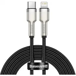 Кабель Baseus Cafule Series Metal Data Cable Type-C to Lightning PD 20W 2 м Черный