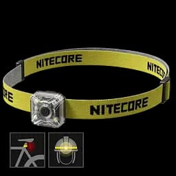 Налобный фонарик + велосипедный маяк Nitecore NU05 KIT V2