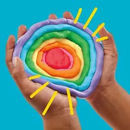 Набір маси для ліплення Hasbro Play-Doh Райдужні сюрпризи 50 баночок (G1761) - мініатюра 8