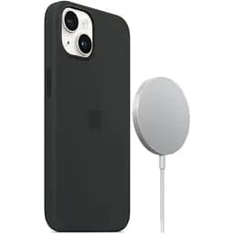 Оригінальний силіконовий чохол Apple Silicone Case with MagSafe для iPhone 15 (6.1") Midnight Black MT0J3ZM/A
