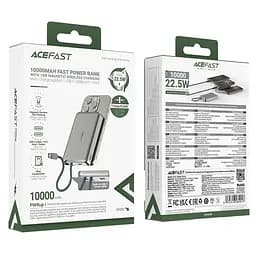 Павербанк Acefast Black 10 000 mAh / 22.5 Вт (6974316284017) - мініатюра 7