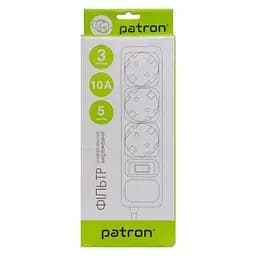 Мережевий фільтр живлення Patron (EXT-PN-SP-1035-GR), 5m Gray (EXT-PN-SP-1035-GR) - мініатюра 3