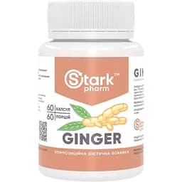 Натуральная добавка Stark Pharm Ginger 60 капсул