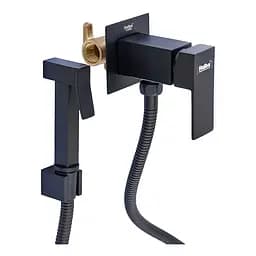 Гігієнічний душ прихованого монтажу Haiba Kubus 002 HB3952, Чорний матовий