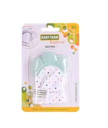 Прорізувач-рукавичка Baby Team, бірюзовий (4090_бирюзовый) - мініатюра 4