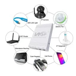 ДБЖ для мережевих пристроїв - роутерів WGP Mini DC UPS 10400 mAh 38Wh - мініатюра 4