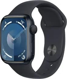 Смарт-часы Apple Watch Series 9 GPS 41mm Midnight Aluminium Case with Midnight Sport Band - M/L (MR8X3QC/A)