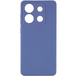Силиконовый чехол Candy Full Camera для Infinix Smart 7 HD Голубой / Mist blue