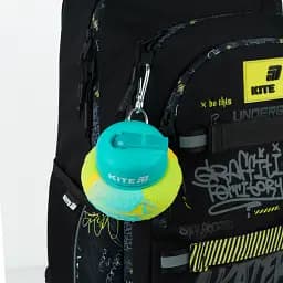 Силіконова пляшка для води Kite 600 мл бірюзова (K26-1271-1) - мініатюра 8