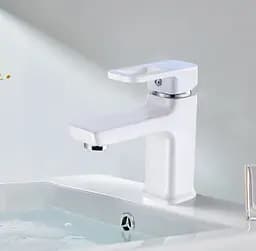 Змішувач для раковини Lidz Wawel 001 (k35) LDWAW001WHI45397 White - мініатюра 2