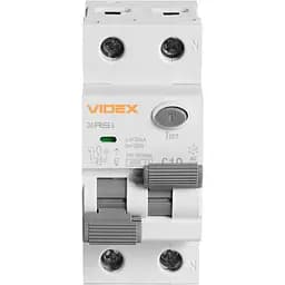 Диференційний автомат Videx Resist АС 2п 30мА 6кА 10А (VF-RS6-DA2AC10) - мініатюра 2