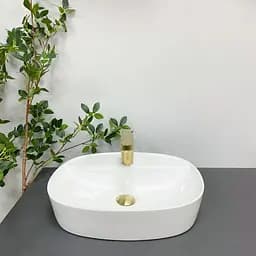 Умивальник VBI Agordo M white накладний VBI-014904, Білий