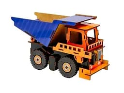 Дерев'яний 3D конструктор Самоскид, Puzzleоk (Puz-00920), 96 дет. - мініатюра 5