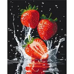 Картина за номерами Brushme Соковита полуниця 40x50 см